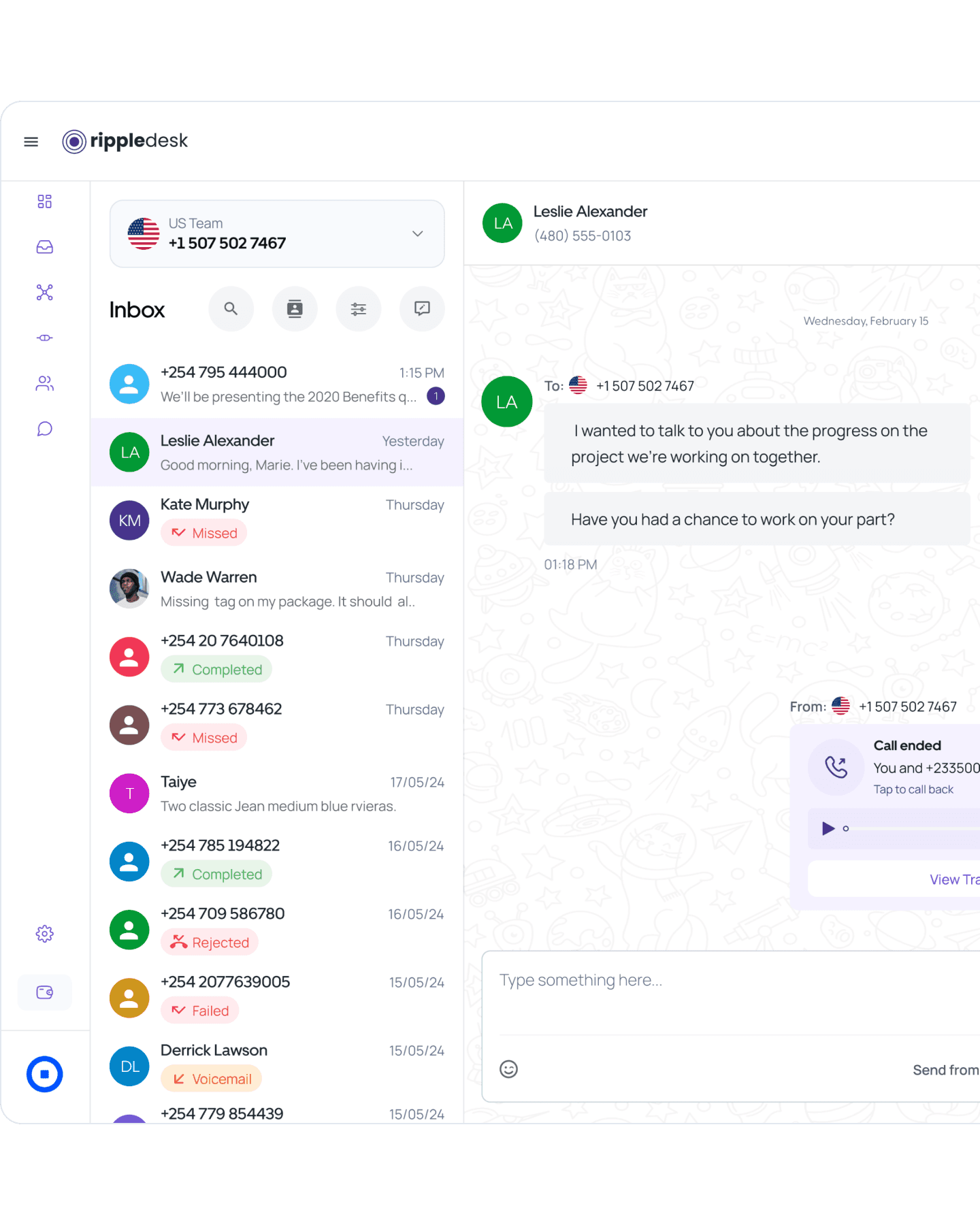 Rippledesk website screenshot